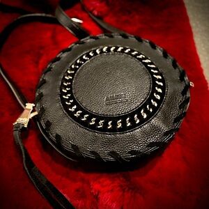 Aimee Kestenberg black leather crossbody bag